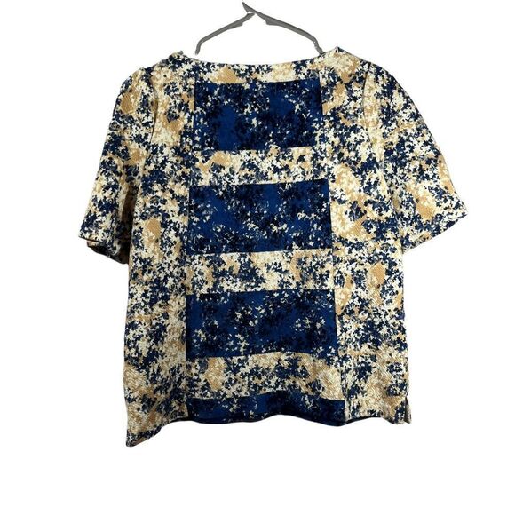 Anthropologie 9-H15 STCL Blue Puff Sleeve Pullover Blouse - Picture 4 of 13